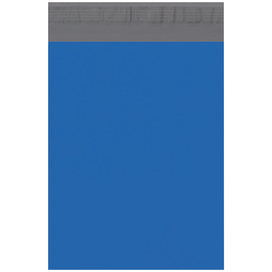 Professional 10x13 blue poly mailers with self-adhesive closure protect e-commerce shipments from moisture, punctures, and tears. Each case includes 100 mailers made from durable 2.5 mil polyethylene with silver inner lining‚ideal for branded packaging that stands out. High-strength seams and reliable self-seal ensure contents stay secure, even when overpacked.