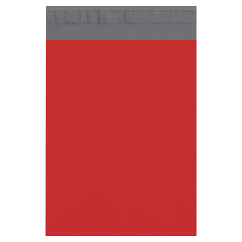 10x13 2.5 Mil Red Self-Seal Poly Mailers 100/Case CPM1013R