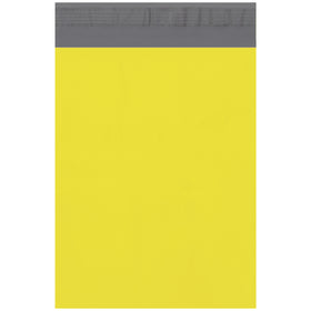 Professional 10x13" yellow poly mailers combine eye-catching color with reliable protection. These self-seal, puncture-resistant polyethylene mailers feature silver inner lining and strong seams to keep contents secure. Case of 100 mailers ideal for e-commerce brands seeking durable, cost-effective shipping solutions.