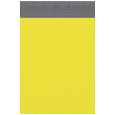 Professional 10x13" yellow poly mailers combine eye-catching color with reliable protection. These self-seal, puncture-resistant polyethylene mailers feature silver inner lining and strong seams to keep contents secure. Case of 100 mailers ideal for e-commerce brands seeking durable, cost-effective shipping solutions.