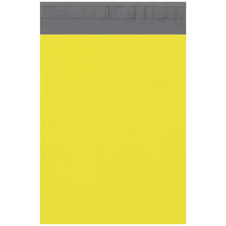 Professional 10x13" yellow poly mailers combine eye-catching color with reliable protection. These self-seal, puncture-resistant polyethylene mailers feature silver inner lining and strong seams to keep contents secure. Case of 100 mailers ideal for e-commerce brands seeking durable, cost-effective shipping solutions.