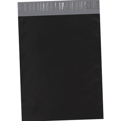 12x15.5 2.5 Mil Black Self-Seal Poly Mailers 100/Case CPM1215BK - alias listing