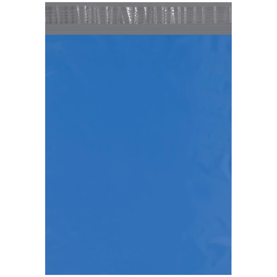 Protect your shipments with our 12x15.5" blue self-seal poly mailers–engineered for puncture, tear, and water resistance. Each case includes 100 durable 2.5 mil polyethylene mailers with high-strength seams and a professional blue exterior that attracts customer attention while the silver inner lining accepts labels and stamps perfectly.