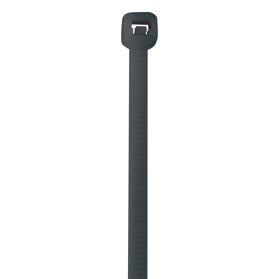 Industrial-grade 18" gray cable ties with lock-tight mechanism that won't move or loosen during transport or storage. Made from durable 50lb nylon with reliable holding power. Bulk case of 500 ties delivers cost-efficient bundling for shipping, packaging, and warehouse operations.