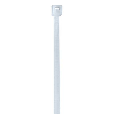 Industrial-grade 3" natural nylon cable ties deliver permanent, non-slip hold for bundling, shipping, and cable management applications. 18# nylon construction rated for general-purpose and heavy-duty use. Cost-effective case of 1,000 ties‚the reliable choice for high-volume packaging operations.