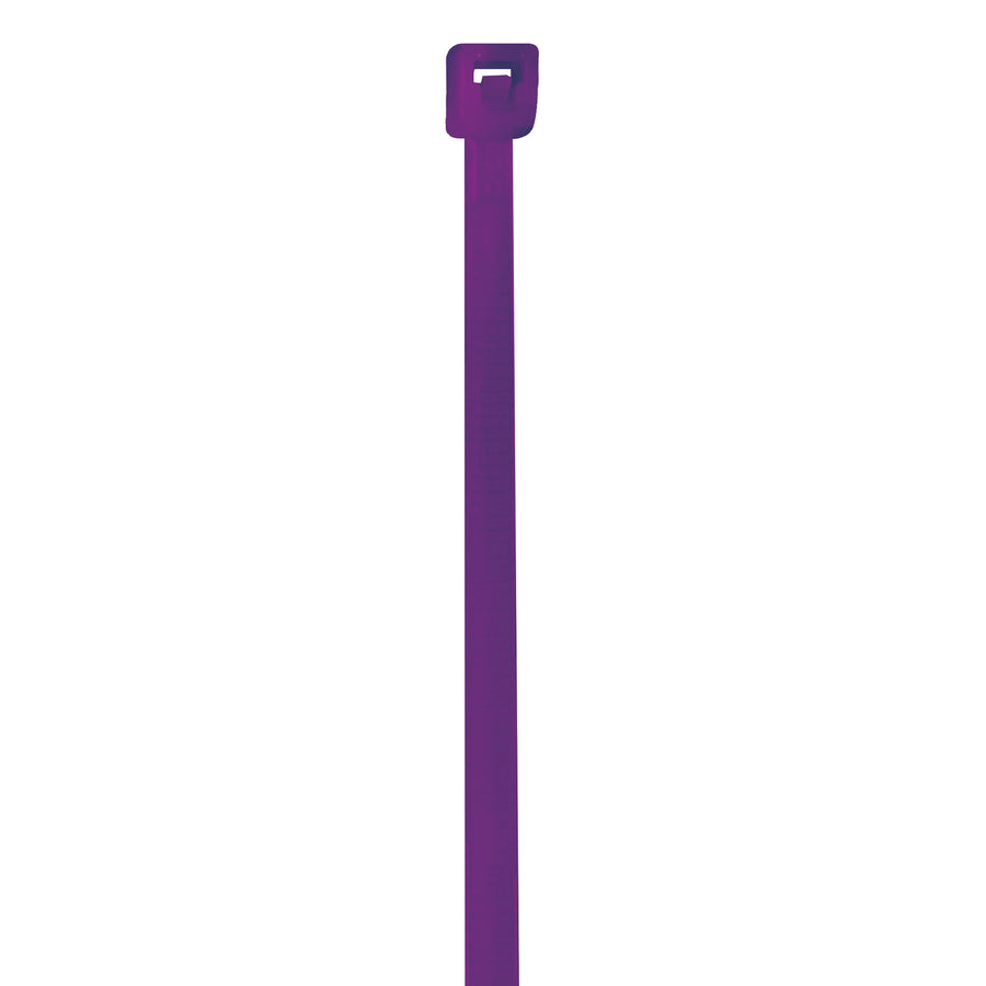 Heavy-duty 4" purple cable ties deliver lock-tight performance that won't move or loosen during shipping and storage. Made from 18# nylon material for durable, reliable bundling. Buy by the case of 1000 ties and streamline your packaging operations.
