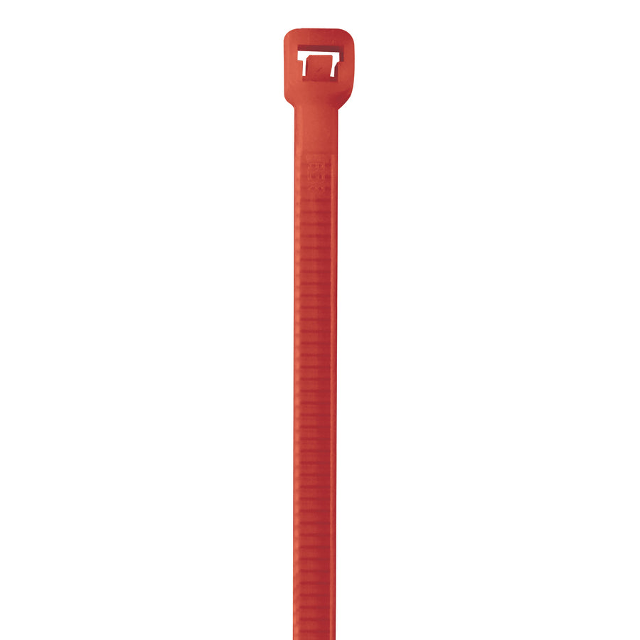 Packrift's 8" fluorescent red cable ties deliver lock-tight security that won't move or loosen during transport or storage. Made from durable 40# nylon material, these colored zip ties are sold by the case of 1000, offering cost-effective solutions for bundling, wrapping, and shipping applications. High-visibility fluorescent red ensures easy identification and compliance with color-coding requirements.