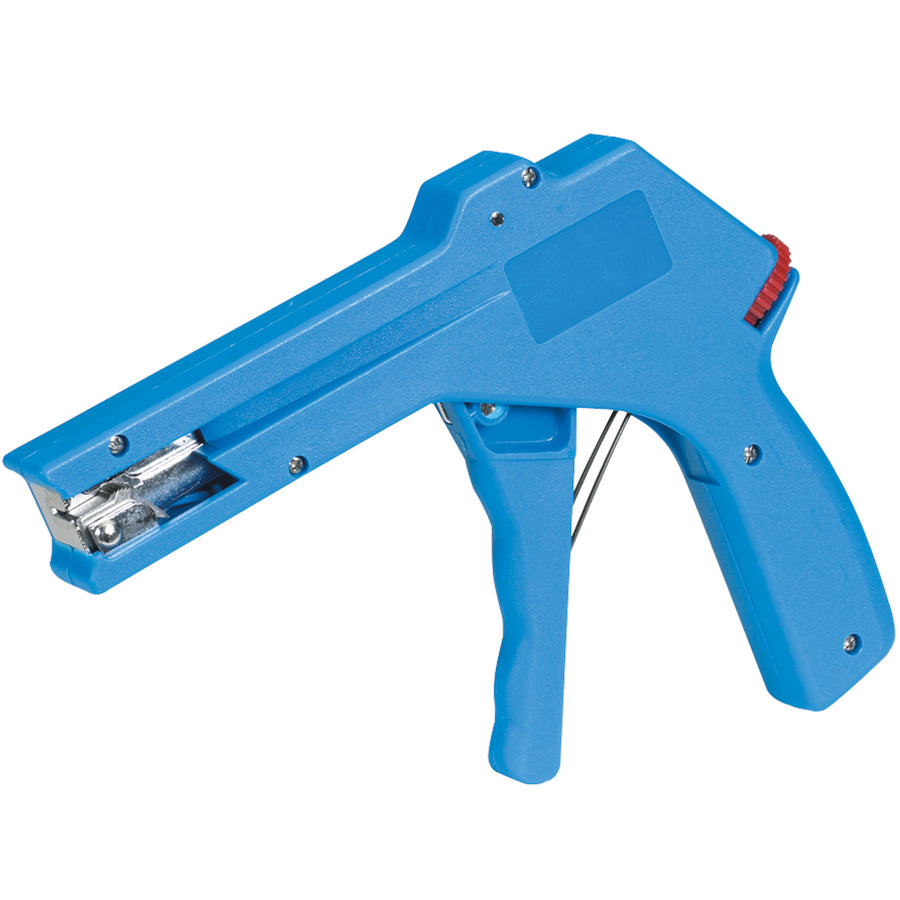 The CTG702 cable tie gun is a lightweight, economical plastic tool designed for fast and efficient cable tie application and cutting. Perfect for industrial packaging and electrical assembly operations, this handheld cable tie tightening gun cuts ties up to .19" wide with tensile strength ratings of 18-50 lbs. Get reliable performance at an unbeatable price.