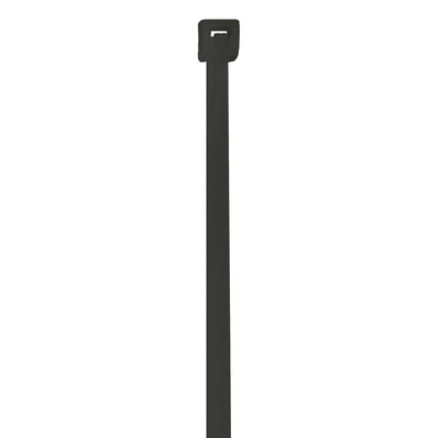 UV-stabilized 6" black cable ties engineered for outdoor and extended sun exposure. Heavy-duty 18lb nylon construction with permanent locking mechanism. Buy by the case of 1000 and lock in bulk savings for your bundling and cord management needs.