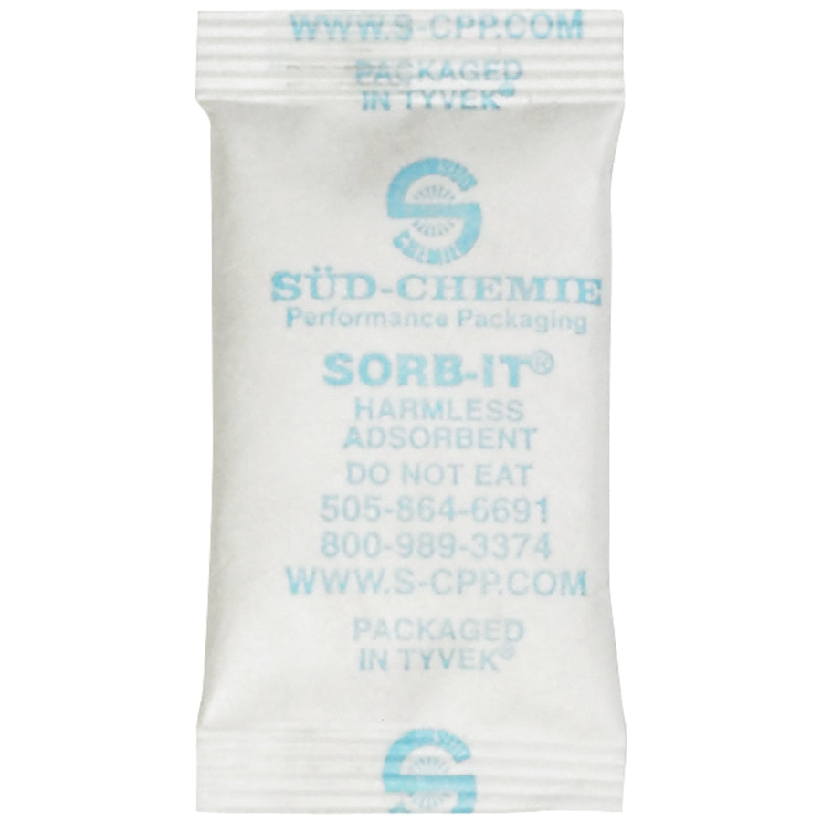 Protect your shipments with cost-effective 1 1/16 x 2 1/2" silica gel packets made from amorphous silicate. Each case delivers 3,000 desiccant packets with superior moisture absorption and FDA food/drug compliance. Ideal for sealed packages, electronics, pharmaceuticals, and moisture-sensitive products.