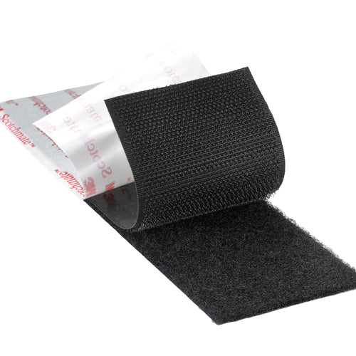 1 in x 150 ft Black Nylon Hook & Loop Fastener Tape 3/Case DK3M155