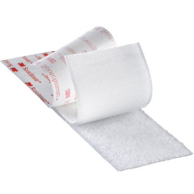 High-performance 3M Scotchmate‚Ñ¢ hook tape featuring stiff nylon hooks with aggressive acrylic adhesive bonds to paint, metal, glass, and sealed wood. Each 1" x 150' roll delivers UV-resistant fastening for industrial packing lines, case sealing, and product assembly. Pair with DK3M160 loop tape for secure, reusable fastening.