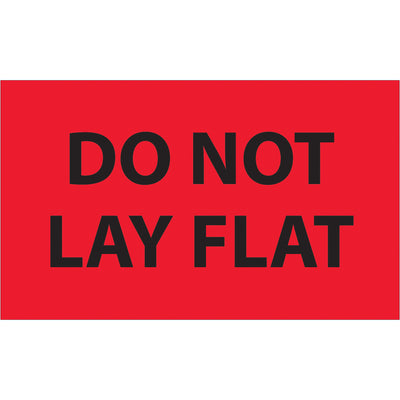 High-visibility 3" x 5" fluorescent red labels communicate critical handling instructions across international shipments. Printed on durable semi-gloss coated paper and recognized in multiple countries for compliance. Roll of 500 labels fits standard tabletop and wall-mount dispensers for efficient warehouse application.