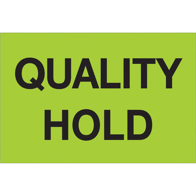 Maximize warehouse visibility with these 2x3" fluorescent green pre-printed inventory labels printed on high-gloss paper for durability and clarity. Each roll contains 500 labels, ensuring extended use across your shipping and receiving operations. Compatible with popular tabletop and wall-mount dispensers for streamlined application.