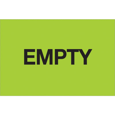 Maximize inventory visibility with bright fluorescent green pre-printed labels sized 2" x 3". Printed on high-gloss paper for durability in demanding warehouse environments. Each roll contains 500 labels‚ready to deploy across your shipping and storage operations.