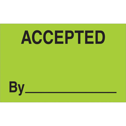 Maximize shipping visibility with bright fluorescent green 