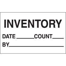 1.25x2 Inventory Date Count By Labels 500/Roll