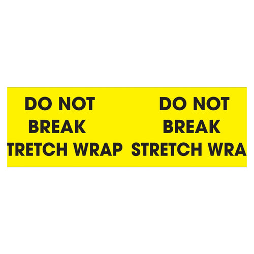 3x10 Fluorescent Yellow Do Not Break Pallet Corner Labels 500/Roll DL1196 - alias listing