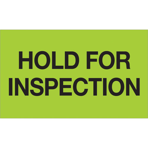 Stop product flow with high-visibility inspection hold labels your team will see instantly. These 3
