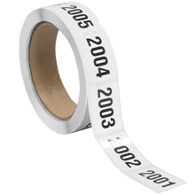 1x1.5 Consecutive Numbered Labels 2001-2500 500/Roll