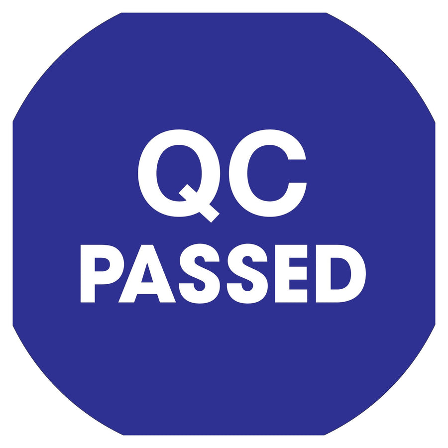 1 in Blue Circle QC Passed Paper Labels 500/Roll DL1258 - alias listing