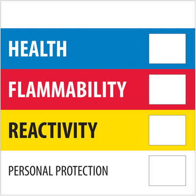 4x4" DOT Hazmat Labels - Semi-Gloss Coated Paper, 500/Roll