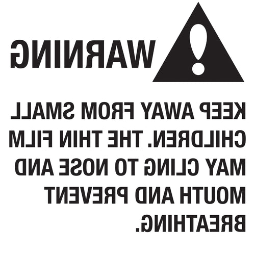 2x2 Warning Keep Away Small Children Labels Semi-Gloss 500/Roll DL1301 - alias listing