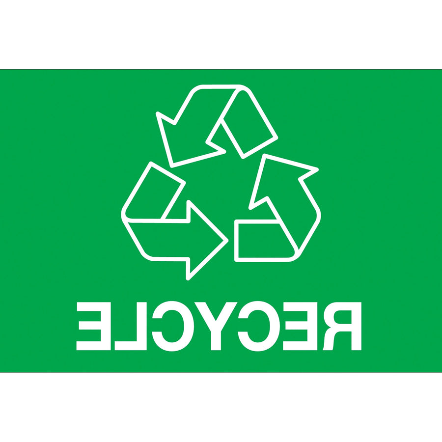 2x3 Green Recycle Labels High Gloss Paper 500/Roll DL1312 - alias listing