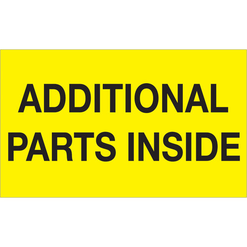 Meet international shipping compliance with high-visibility 3x5 fluorescent yellow 