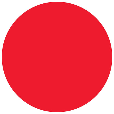 3/4 in Fluorescent Red Removable Circle Labels 500/Roll DL1388FR - alias listing