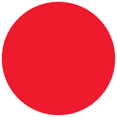 Bright fluorescent red removable adhesive labels in convenient 3/4" circles. Ships 500 labels per roll on durable paper stock. Leave no residue when removed and write on easily for quick inventory coding and asset identification.