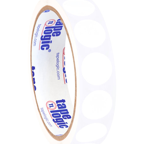 3/4 in White Removable Circle Labels 500/Roll DL1388WH - alias listing