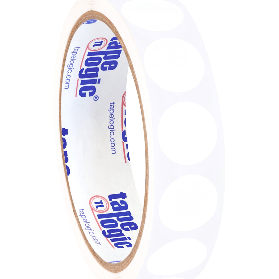 3/4 in White Removable Circle Labels 500/Roll DL1388WH - alias listing