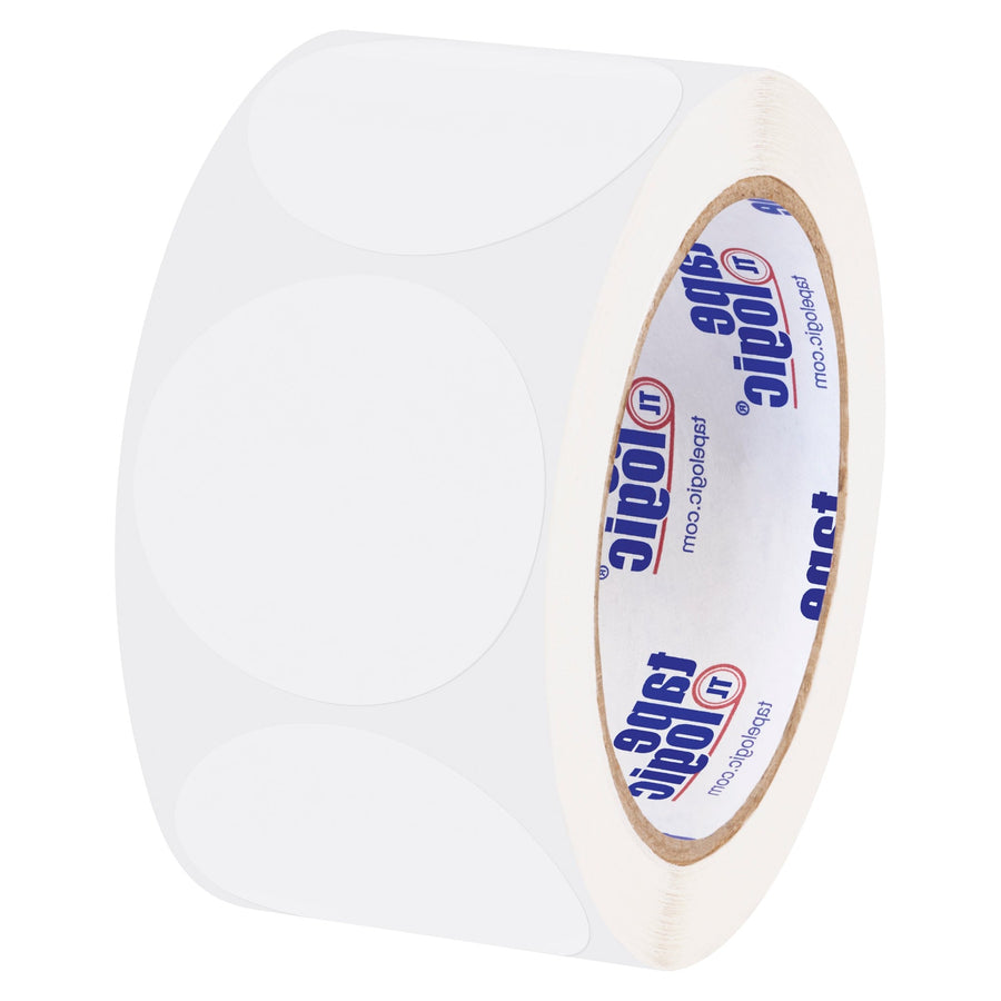 2 in Clear Removable Adhesive Circle Labels 500/Roll DL1390CL - alias listing