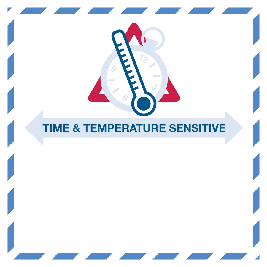 4.25x4.25 Time Temperature Sensitive Label 500/Roll DL1394 - alias listing