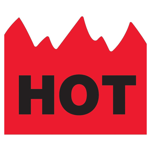 1.5x2 Hot Flame Labels Semi-Gloss Bill of Lading 500/Roll DL1399 - alias listing