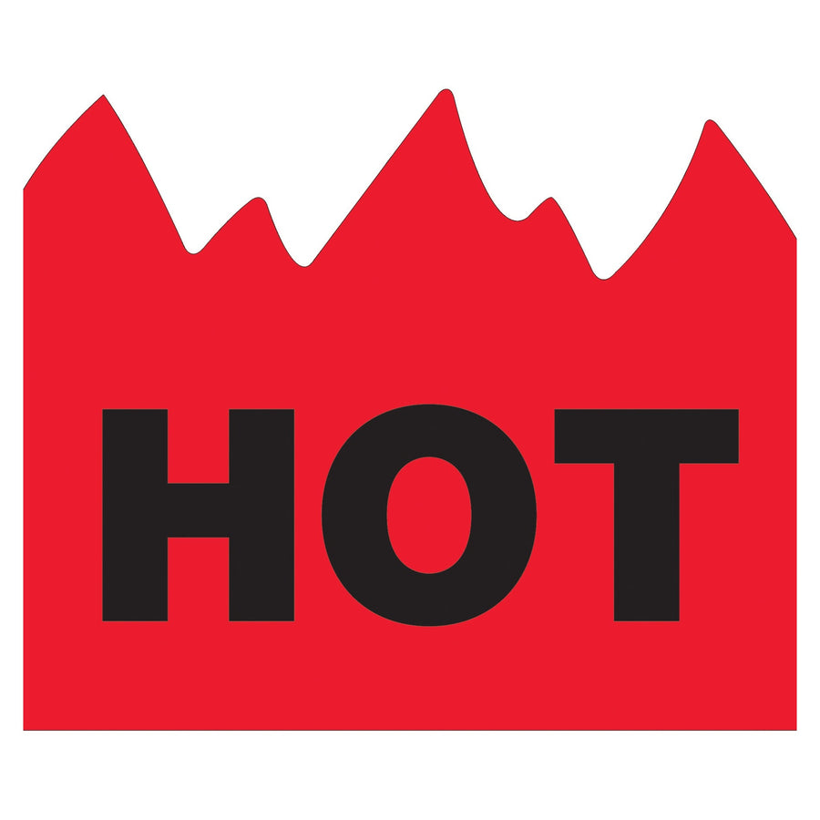 1.5x2 Hot Flame Labels Semi-Gloss Bill of Lading 500/Roll DL1399 - alias listing