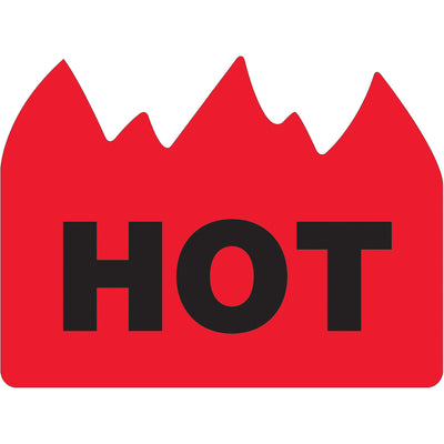 Clearly communicate hazardous material warnings with these bold 1.5" x 2" Bill of Lading flame labels printed on durable semi-gloss coated paper. Each roll contains 500 labels, providing reliable identification for shipping and handling compliance. Compatible with tabletop and wall-mount dispensers for efficient warehouse operations.