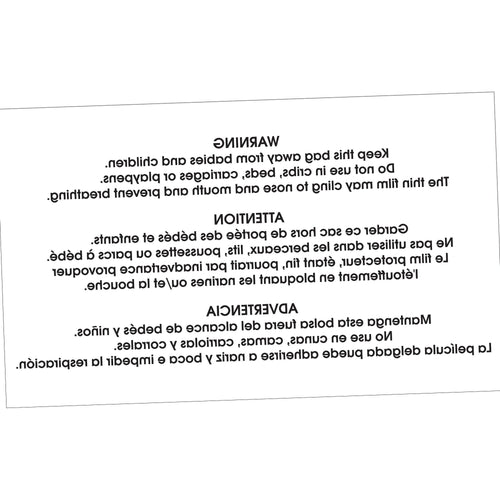 3x5 D.O.T. Warning Labels Paper 500/Roll DL1456 - alias listing