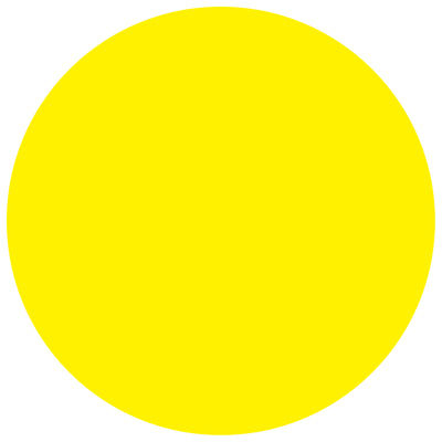 Bright fluorescent yellow removable circle labels in 1.5" diameter for quick inventory identification and asset coding. Paper material with strong adhesive that leaves no residue‚ideal for warehouse, manufacturing, and logistics operations. 500 labels per roll for cost-effective bulk ordering.