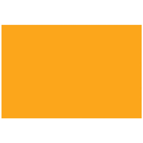 High-visibility fluorescent orange removable rectangle labels designed for instant item identification in shipping rooms and warehouses. Each 2x3