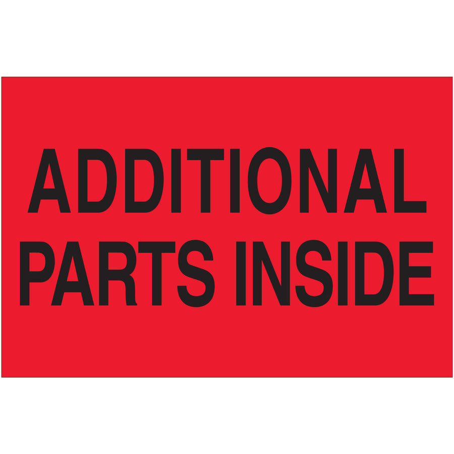Internationally compliant 2x3" fluorescent red labels for special handling shipments. Printed on high-gloss paper for superior durability and visibility. Sold as rolls of 500 with compatible tabletop and wall-mount dispensers available.