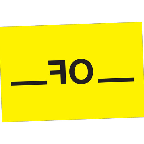 2x3 Fluorescent Yellow Special Handling Labels 500/Roll DL1612 - alias listing