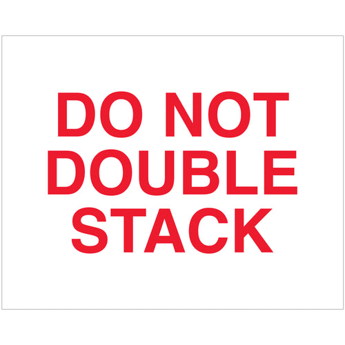 Prevent costly shipping damage with internationally acknowledged Do Not Double Stack labels. These 8