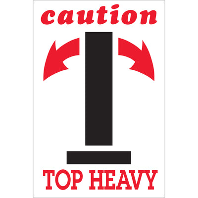 Clearly direct handlers to treat your packages with care using these professional-grade 4x6 caution arrow labels. Printed on durable semi-gloss coated paper in high-visibility red/white/black, each roll contains 500 labels for sustained compliance labeling. Simple peel-and-apply application works with our tabletop and wall-mount dispensers.