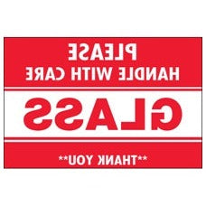 2x3 "Glass - Handle With Care" Labels DL2164 - alias listing