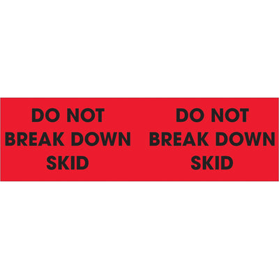 Prevent costly load mishandling with high-visibility fluorescent red pallet corner labels that wrap securely around oversized shipments. These 3" x 10" semi-gloss coated paper labels stick reliably to pallets, cardboard, and mixed surfaces‚ideal for shipping coordinators managing complex logistics operations. Each roll contains 500 labels ready for immediate deployment across your warehouse or fulfillment center.