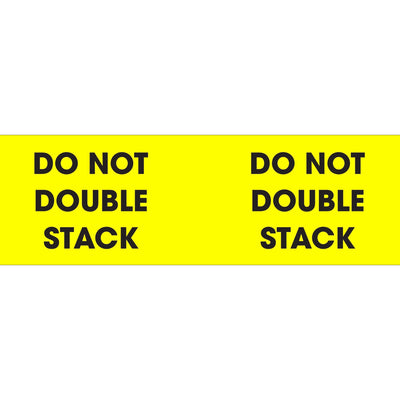 3x10 Fluorescent Yellow Pallet Corner Labels 500/Roll DL3101 - alias listing