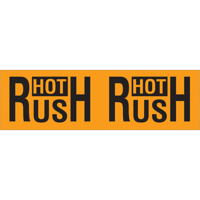 Bright fluorescent orange pallet corner labels (3" x 10") that wrap securely around corners to enhance visibility and safe handling of oversized shipments. Semi-gloss coated paper adheres reliably to multiple surfaces. Sold as roll of 500 labels‚the professional choice for shipping coordinators managing complex logistics operations.