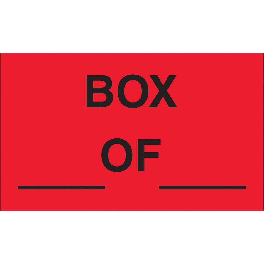 Maximize supply chain visibility with these 3" x 5" fluorescent red production labels printed on durable semi-gloss coated paper. Each roll contains 500 labels–ideal for carton marking, box sequencing, and lot tracking in warehouse and logistics operations. Compatible with popular tabletop and wall-mount dispensers for streamlined application.